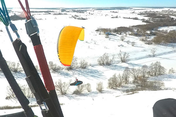 Тюшин Вадим свой Параавис Рэй с новенькой подвеской WV GTO light 2 прогуляться вывел